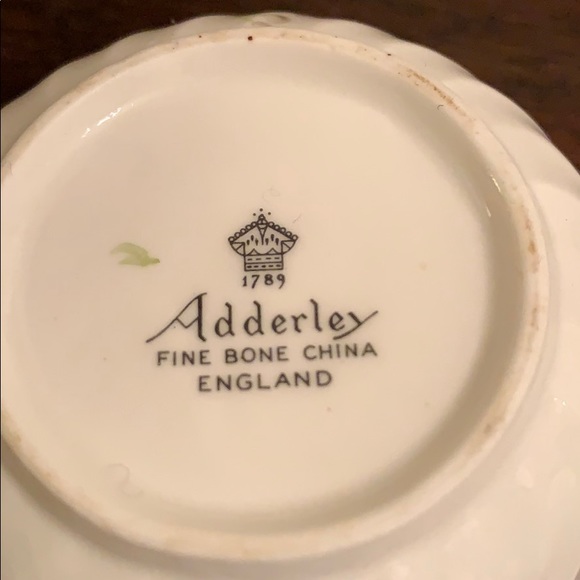 Adderley Fine Bone China Small Floral Sugar Bowl - Picture 7 of 7